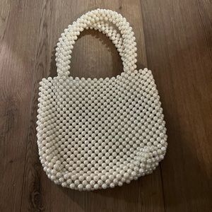 White Pearl Handbag